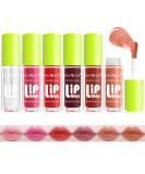 Buy 6 Colors Lip Oil Gloss | Hydrating & Plumping Lip Makeup Non-Sticky Shine - Free International Shipping - Buy Online on GoSupps.com