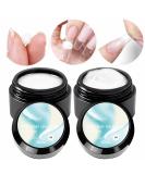 U-shinein 2x10ml Solid Nail Glue Gel - White Nail Glue for Press-On & Acrylic Nails | Long-Lasting Adhesive - Buy Online on GoSupps.com