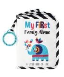 Urban Kiddy Baby's My First Family Album | Soft Photo Cloth Book Gift Set for Newborn Toddler & Kids (Elephant) - Buy Online on GoSupps.com