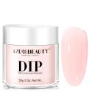 AZUREBEAUTY Translucent Dip Powder - Jelly Baby Pink 2Oz | Sheer Rose Pink Nail Art for DIY & Salon | Perfect Gift for Manicure Lovers - Buy Online on GoSupps.com