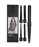 5-in-1 Curling Iron Set | LED Adjustable Temperature Hair Styling Wands & Dryer Attachments - International Shipping Available - Buy Online on GoSupps.com