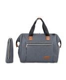 SONARIN Baby Nappy Changing Bag with Insulated Pocket Satchel Waterproof Large Capacity Stylish and Durable Dark Gray - Buy Online on GoSupps.com