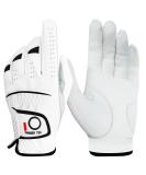 Lovmead Men's Leather Golf Gloves - Left Hand All-Weather Cabretta Comfortable Fit S-XL - Buy Online on GoSupps.com