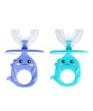 2 Pcs Kids U Shaped Toothbrush Set for Toddlers - 360 Oral Cleaning for Children & Babies - Buy Online on GoSupps.com