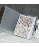Nail Art Sticker Storage Book - 80 Slot Organizer for Manicure Tools - 1 Pack - Buy Online on GoSupps.com