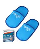 NEWGO Foot Ice Pack Slippers for Swollen and Painful Feet, 2 Pack Ice Therapy Gel Ice Slippers for Neuropathy, Chemotherapy, and Diabetes Foot Pain Relief - Blue - Buy Online on GoSupps.com