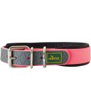 HUNTER Convenience Comfort Dog Collar - Neon Pink Neoprene & Plastic - Size 40 S - Perfect for Your Pup! - Buy Online on GoSupps.com
