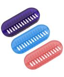 4pcs Nail Brush Two-sided nail brush cleaner Scrubbing Brushes for Nail Makeup (Random Color) - Buy Online on GoSupps.com