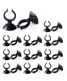 Lezed aquarium suction cups aquarium heating stick suction clips heating stick suction cup holder fish tank suction cups for airline air hose hose pump air line tubing bracket black 25 pieces (16 * 30mm) 16 * 30mm - Buy Online on GoSupps.com