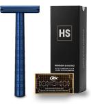 Henson Shaving AL13-M DE Safety Razor - Premium Steel Blue for a Superior Shave | International Shipping Available - Buy Online on GoSupps.com