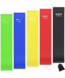 5-Pack Exercise Resistance Bands Set - 100% Natural Latex for Men and Women - Ideal for Fitness, Yoga, Pilates, and Rehabilitation - Buy Online on GoSupps.com