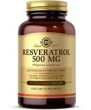 Solgar Resveratrol 500 mg 30 Vegetable Capsules - Buy Online on GoSupps.com
