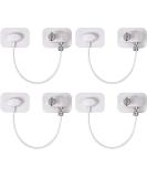 Child protection for window fridge cabinet doors safety lock set 4 PCs white fuse lockable adhesive lock. - Buy Online on GoSupps.com