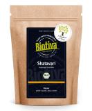 Biotiva Shatavari Powder Organic 250g - Bottled & Certified in Germany | Ayurvedic Indian Asparagus - Buy Online on GoSupps.com