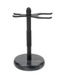 GMYIAK Razor and brush stand razor holder with marble base is more stable the base does not rust and the fitted protective distance protects your worktop a gift (black) - Buy Online on GoSupps.com