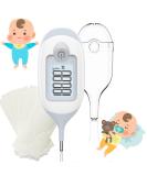 Fast & Accurate Rectal Thermometer for Babies | 10-Second Digital Baby Thermometer for Newborns & Infants - Ideal Home Care Solution - Buy Online on GoSupps.com