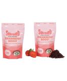 Squished Strawberry Boost | 2 x 150g | Air-Dried Nutrient-Rich Ingredient for Breakfasts and Baking | Gluten-Free | Resealable Bags - Buy Online on GoSupps.com