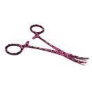 Dog Pet Ear/Nose Hair Puller Grooming Hemostat Locking Forceps Curved Pliers 5.5" (14cm) Full Serrated Clamps Stainless Steel (Pink Paws) Curved Pink Paws - Buy Online on GoSupps.com