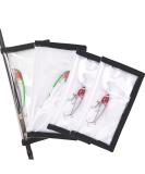 HomDeak 4 Pack Fishing Bait Cover - Durable Clear 0.5mm PVC Wraps for Shape Fishing Hooks - Saltwater and Freshwater Fishing Gear - 2 Large + 2 Medium - 4 Pieces - Buy Online on GoSupps.com