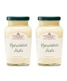 Stonewall Kitchen Horseradish Aioli 10.25 oz - Pack of 2 | Tangy and Creamy Condiment - Buy Online on GoSupps.com