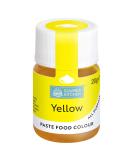 Squires Kitchen Yellow Food Colouring Paste - 20g | Concentrated Colour for Sugarpaste, Fondant, Buttercream & More - Buy Online on GoSupps.com