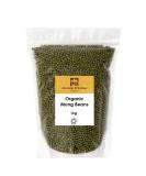 Manor Springs Organic Mung Beans 1kg - Premium Quality, Certified Organic - Buy Online on GoSupps.com