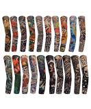 HOVEOX 20PCS Temporary Tattoo Arm Sleeves | Fake Arts Sunscreen Stockings for Halloween - Buy Online on GoSupps.com