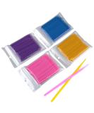 400Pcs Micro Applicators Brushes Disposable Applicator Eyelash Brushes Disposable Makeup Applicators for Eyelash Extension (Yellow Blue Purple Pink) - Buy Online on GoSupps.com