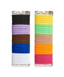 Soul Project Hair Ties - 50 Pack No Metal Elastic Bands for All Hair Types Perfect for Ponytails Buns School Gym & Work | Multi-Color 8mm Hair Accessories for Girls & Women - Buy Online on GoSupps.com