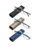Kokobin 3-Pack Reading Glasses - Ultra-Light TR90 Frame Semi-Frame Visual Aid 3.5 Diopters Comes with Glasses Case for Men & Women - International Shipping Available - Buy Online on GoSupps.com