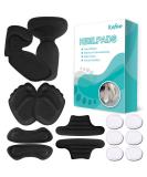 Heel Grips and Inserts Set for Women - High Heel Pads, Forefoot Cushion, Blister Prevention - Black - Buy Online on GoSupps.com