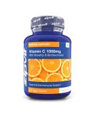 Vitamin C 1000mg with Bioflavonoids | Immune Support & Energy Boost | 200 Vegan Tablets - Buy Online on GoSupps.com