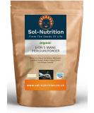Organic Lion's Mane Mushroom Powder 100g - Sol Nutrition | Pack of 1 (500g) - Buy Online on GoSupps.com