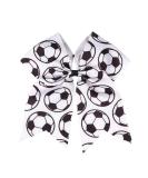 Soccer Cheer Bow Ponytail Holder PHB05 - Football Hair Tie & Hair Bow - Buy Online on GoSupps.com