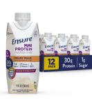 Ensure Max Protein Nutrition Shake  with 30g of Protein  1g of Sugar  High Protein Shake  Creamy Peach  11 fl oz - Pack of 12 - Buy Online on GoSupps.com