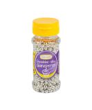 G nthart Backdecor Silver Gloss Pearls | Sprinkle Streudeko | 65g Silver Chocolate Balls for Baking and Decorating | Premium Quality Edible Decorations - Buy Online on GoSupps.com