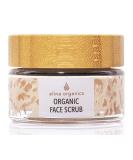 Organic Face Scrub 2oz - Exfoliate Hydrate & Reduce Pores | Natural Skincare with Silk Protein Green Tea & Aloe Vera - Buy Online on GoSupps.com