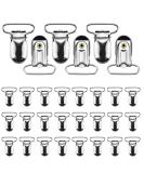 Buy AfaSoes 30-Piece Pacifier Clips Durable Silver Chains for Baby Pacifiers Bibs & Toys | Perfect Infant & Child Holder - Buy Online on GoSupps.com