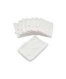 YSN Home Collection Fluffy Microfiber Wash Mitts & Washcloths - 8 Pack 16x21cm White | Premium Quality for Home & Spa - Buy Online on GoSupps.com
