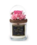 Vanilla Scented Candles Gift Set for Women - Aromatherapy 14oz Soy Candles with Pink Preserved Rose - Perfect Christmas & Birthday Gifts for Moms - Buy Online on GoSupps.com