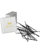 HAARallerliebst Ultra Hold Hair Clips - 24 Black Twist Clips (5 cm) with White Storage Box | International Shipping Available - Buy Online on GoSupps.com