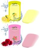 Fancyou Soap Confetti - Lemon + Rose Travel Soap Sheets (300 Sheets), Skin-Friendly Mini Disposable Foaming Soap for Outdoor & Home Camping - 300 Count (Pack of 1) - Buy Online on GoSupps.com