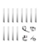 HIXNUG Aquarium Plant Weights Anchors Bendable Metal Plant Anchors Aquarium Plant Over Weight Reinforced Lead Sheet for Live Plants Prevents Floating (24) - Buy Online on GoSupps.com