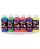 ProAiir UV/Fluorescent Face Painting Makeup Set - Water Resistant - 1oz (30ml) - Pack of 6 - Buy Online on GoSupps.com