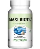 Maxi Health Maxi Biotic Aged Garlic Extract Capsules (90 Count) with Spirulina, Echinacea, Oregano, and Enzymax | Antioxidant Garlic Supplement - 90 Count - Buy Online on GoSupps.com