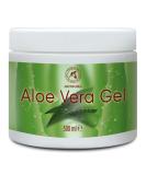 Aloe Vera Gel 500ml - Moisturizing Soothing Skin Gel for Face Hair & Body - Cooling Aloe Gel for All Skin Types - Perfect for Dry Skin & Shaving - Buy Online on GoSupps.com