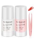 SAVILAND Liquid Latex for Nails - 20ML Peel Off Barrier & Cuticle Guard with Tweezer | Nail Art Tools for Home & Salon Manicure - Buy Online on GoSupps.com