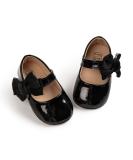 Sonsage Infant Baby Girls Bowknot Mary Jane Toddler Soft Anti-Slip Sole Princess Wedding Dress First Walking Flats Prewalker Newborn Ballet Shoes 6-12 Months A02 Black - Buy Online on GoSupps.com