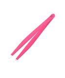 Wamza Slanted Eyebrow Tweezers for Facial Hair - Stainless Steel Precision Pluckers for Women & Men - Ideal for Chin & Fine Hair - Pink Glitter - Pack of 1 - Buy Online on GoSupps.com