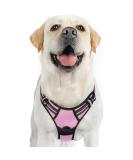 Rabbitgoo Medium Dog Harness - Anti-Pull Adjustable & Breathable Design for Large Dogs - Safe Control with Reflective Stripes - Pink XL (1 Pack) - Buy Online on GoSupps.com